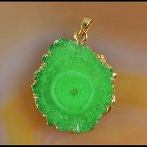 Green Agatha Pendant